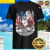 Statue of Liberty land of freedom American flag Shirt