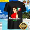 Tamaulipas Mexico Flag Cartoon Art Mexican Girl Shirt
