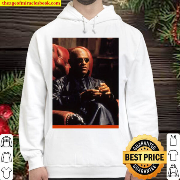 The Matrix Morpheus Sitting In Chair No One Told Hoodie