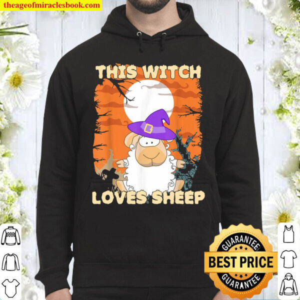 This Witch loves Sheep Halloween Hoodie