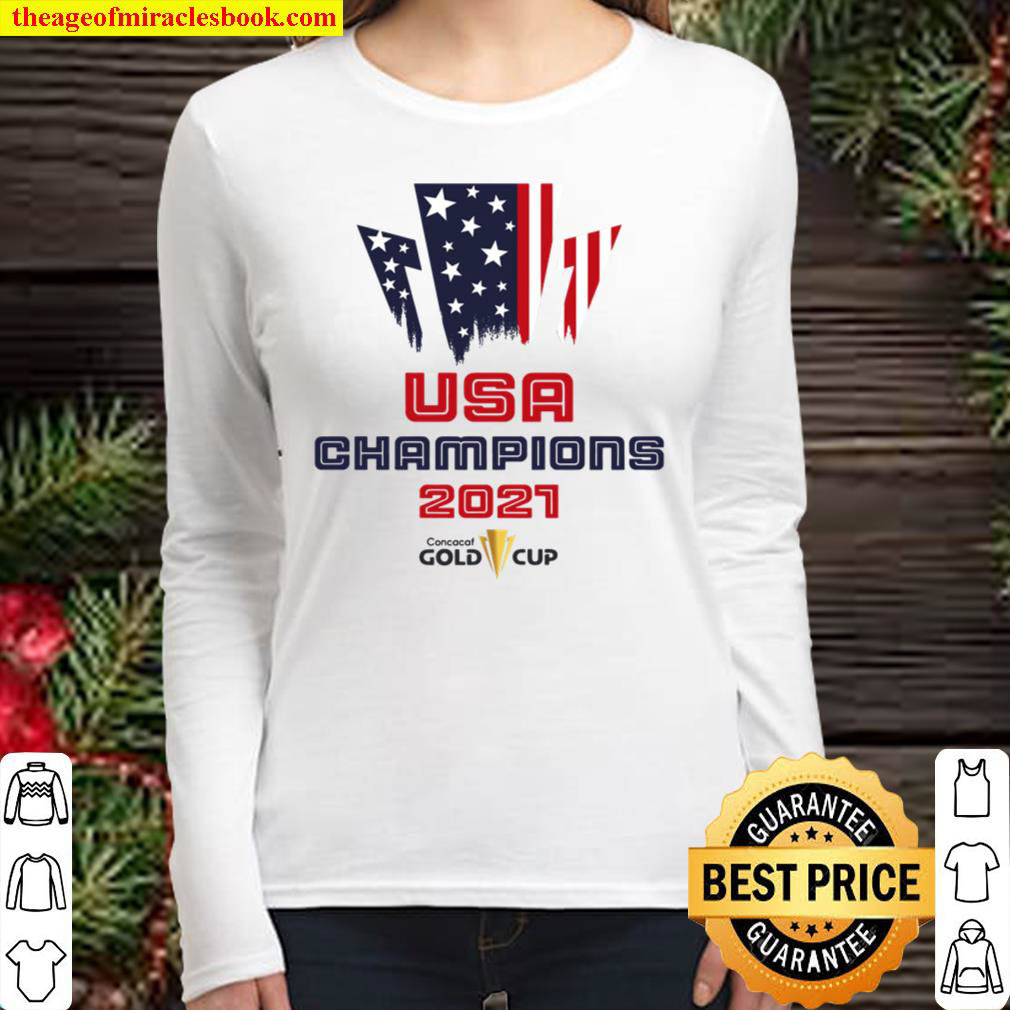 USA Champions 2021 Gold Cup Concacaf Women Long Sleeved
