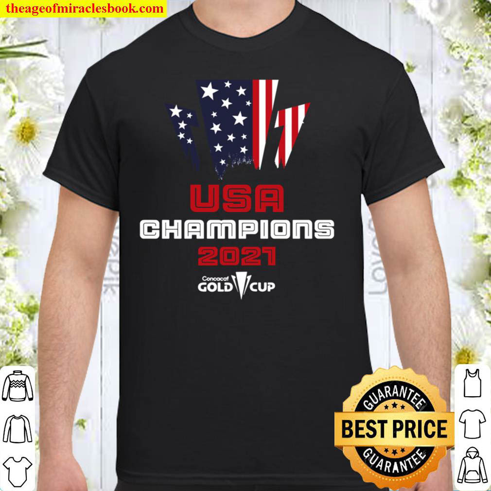 Official USA Champions 2021 Gold Cup Concacaf version 2 T-Shirt