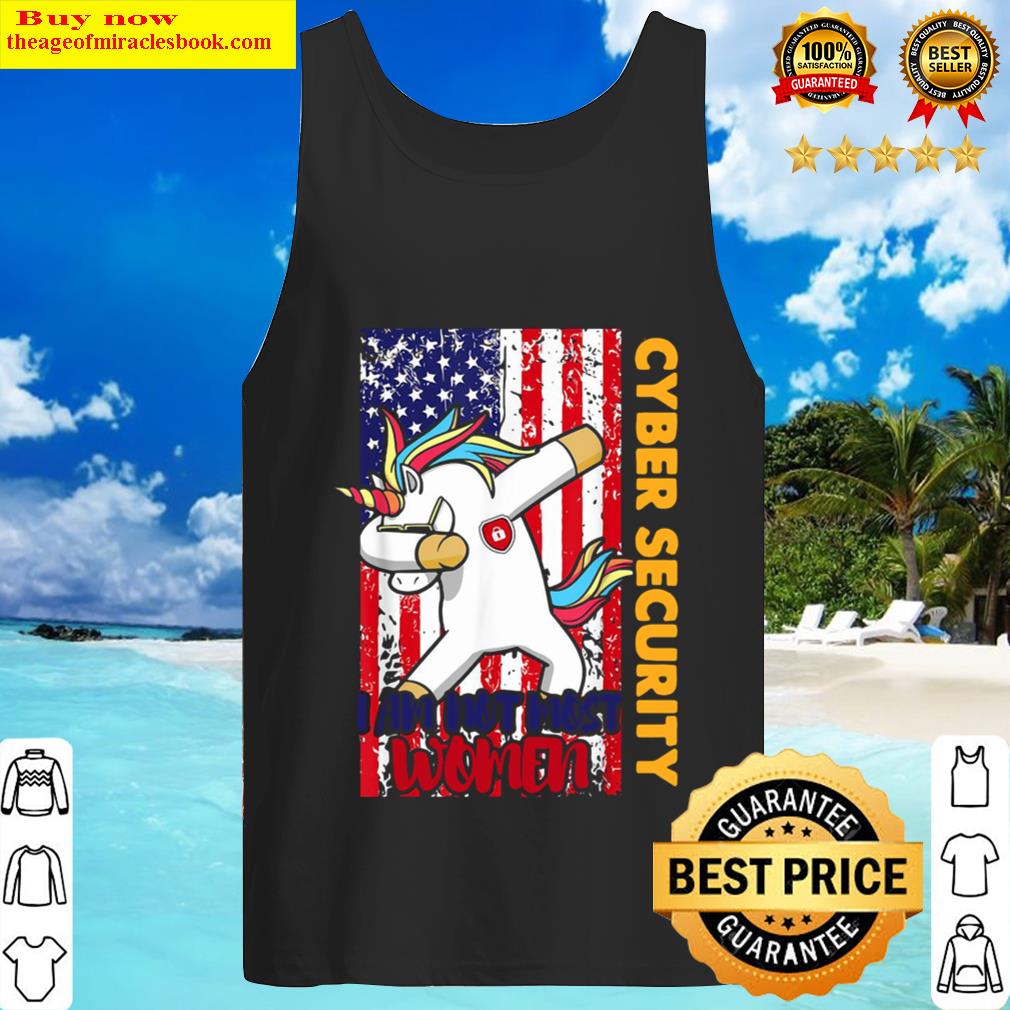 Unicorn Cyber Security It Analyst Certified Tech Security Tank Top