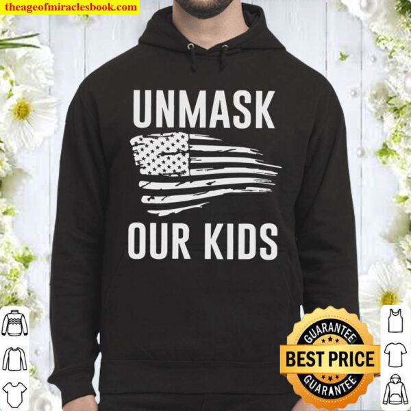 Unmask Our Kids American Flag Hoodie