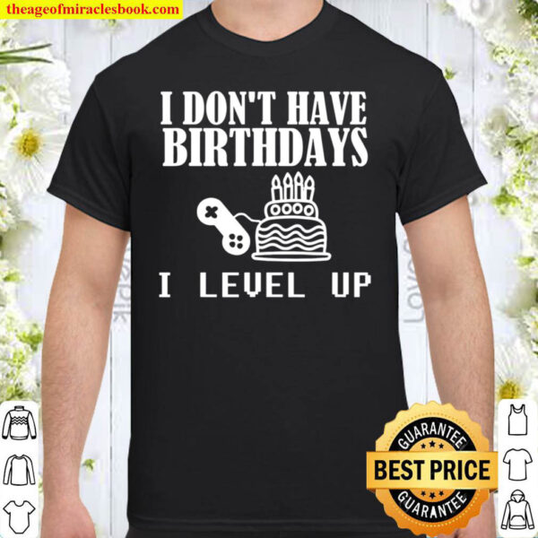 Video Gamer Birthday Funny Gaming Shirt