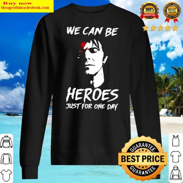 We Can Be Heroes Just For One Day Halloween Sweater