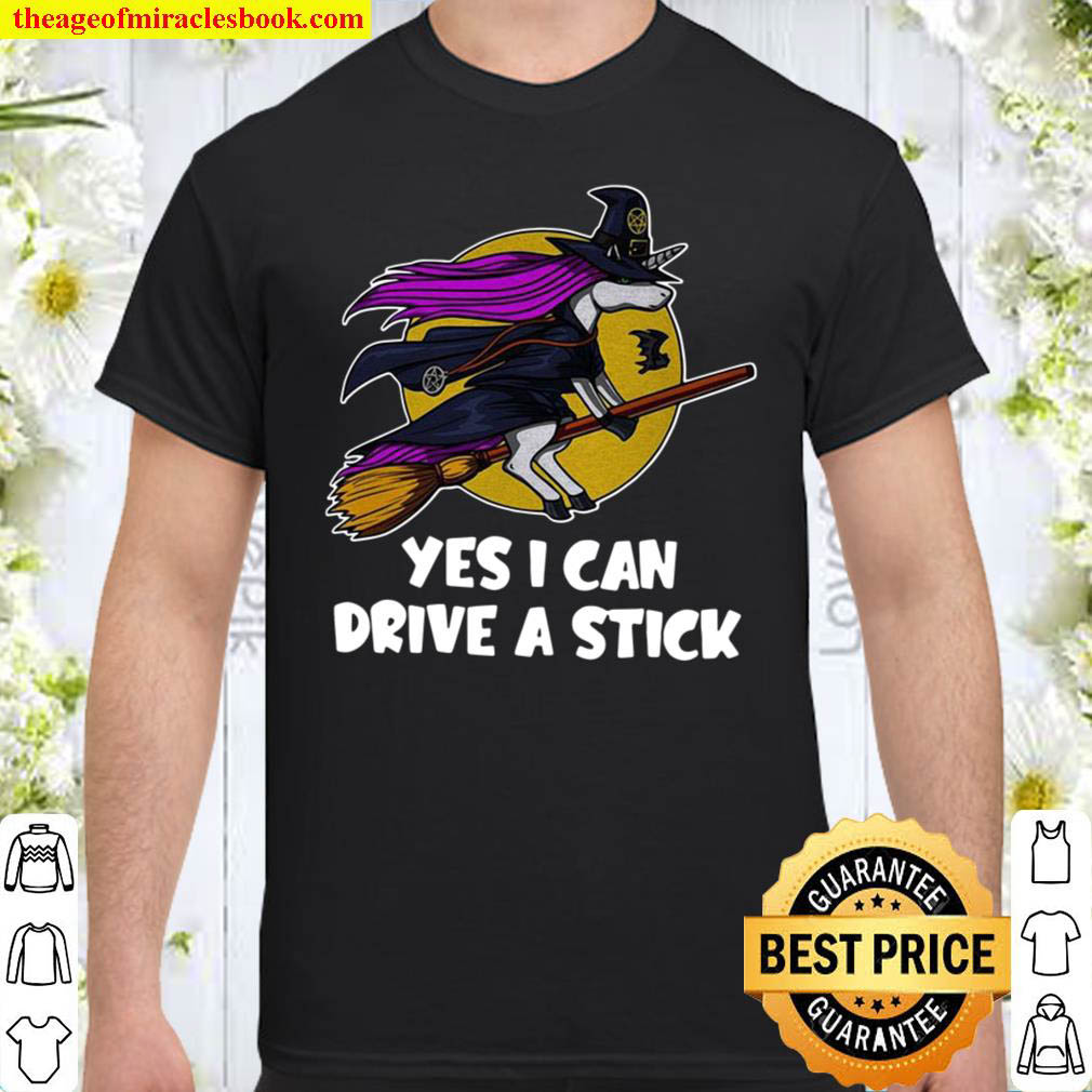 [Best Sellers] – Witch Unicorn yes I can drive a stick shirt
