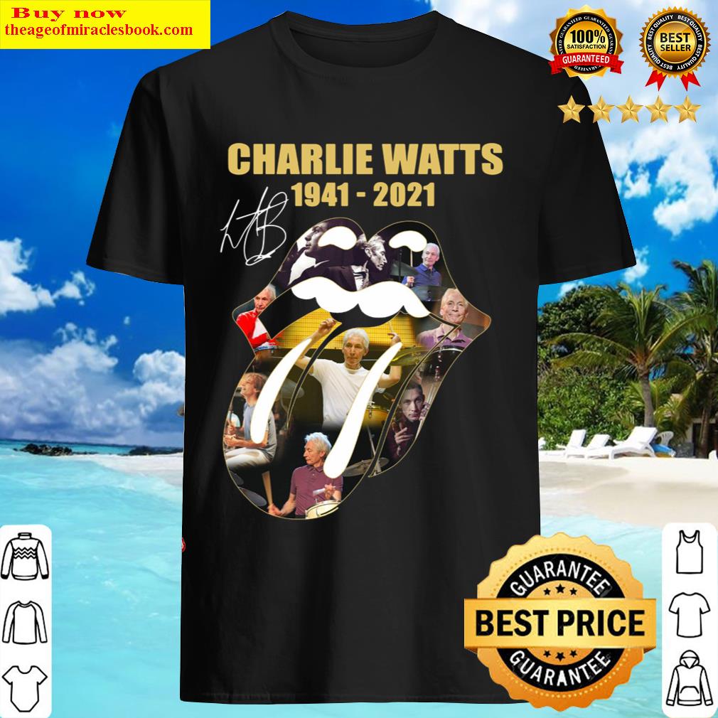 charlie watts 1941 2021 shirt