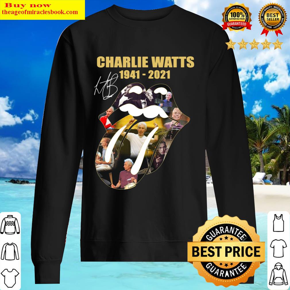 charlie watts 1941 2021 sweater