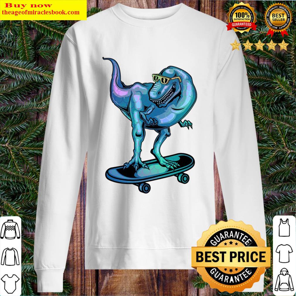Dinosaur On Skateboard Skateboarding Dinosaur Gear