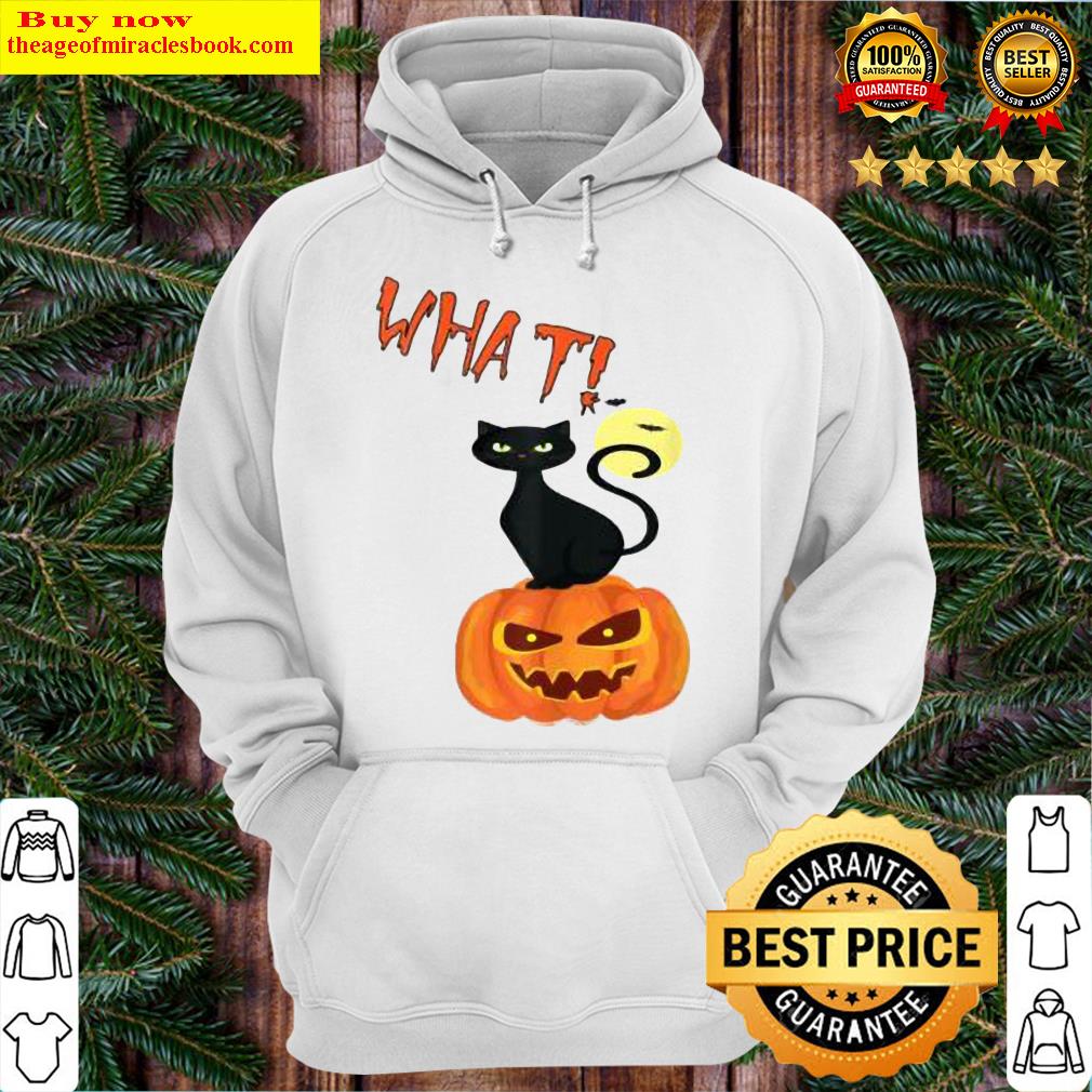 halloween and scary cat hoodie