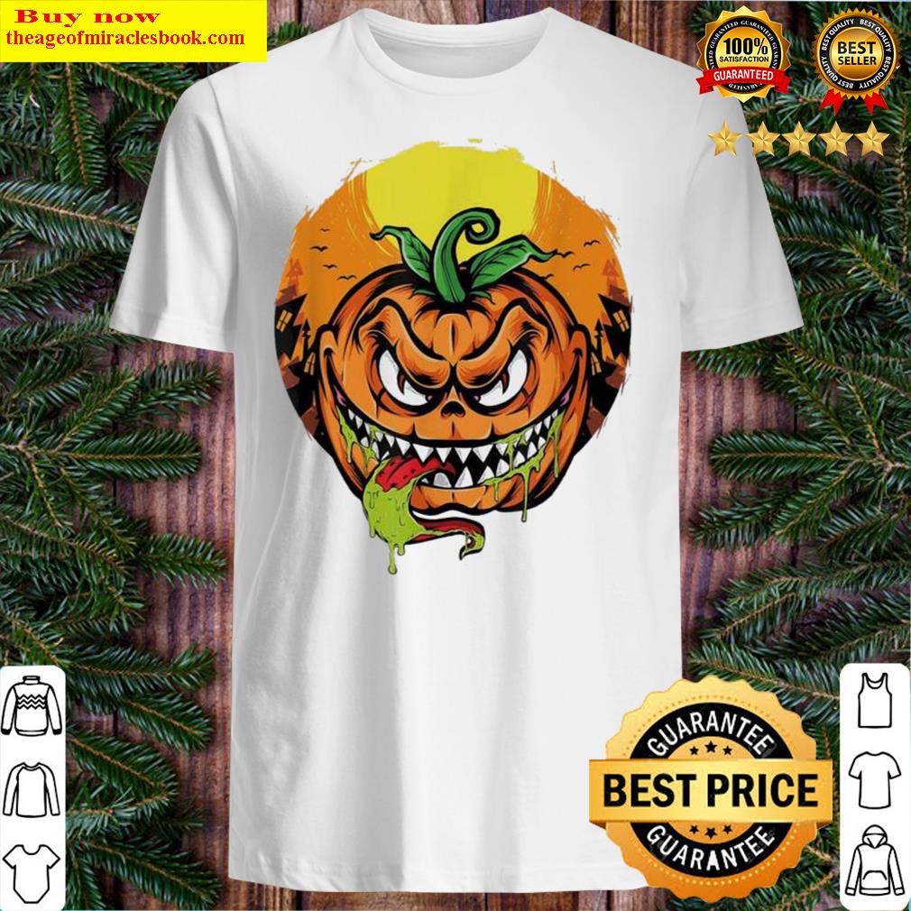 Happy Halloween Pumpkin Scary Face 2021