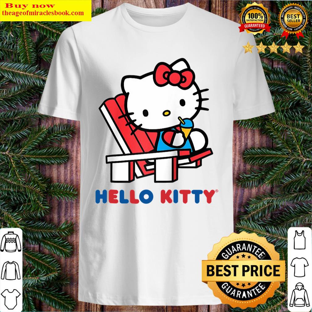 Hello Kitty Snow Cone Summer Raglan Baseball Tee