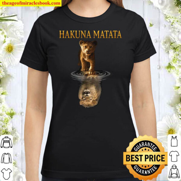 lion king hakuna matata Classic Women T Shirt