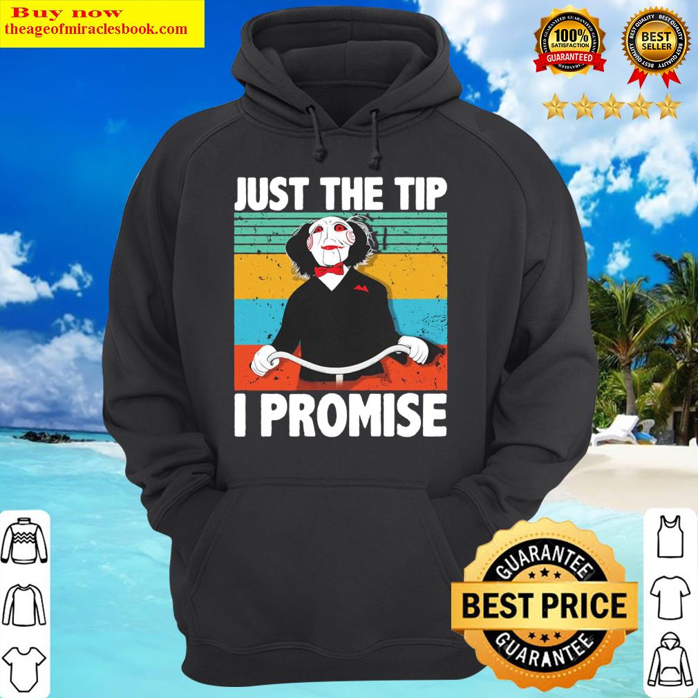 saw villain just the tip i promise vintage hoodie