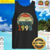 26th birthday decorations vintage awesome since october 1995 tank top