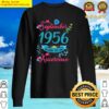 65th birthday floral born in september 1956 sweater