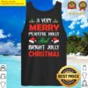 a very merry peaceful holy and bright jolly christmas tank top