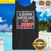 albanian americans for trump conservative albanian tank top