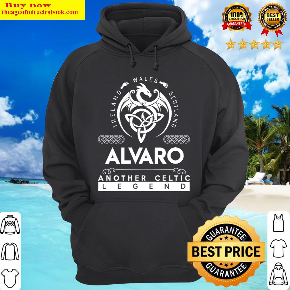alvaro name t another celtic legend alvaro dragon gift item hoodie