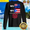 australian plus puerto rican mix heritage flag gift sweater