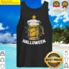 awesome beer lights tree for halloween shirt tank top