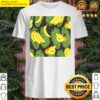 banana fruit leaves tropical pattern t shirt shirt