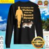 basset hounds dog walking with my basset hound sweater