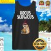 best hocus slowcus spooky funny sloth lover trick or treating tank top