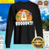 booooks ghost boo read books library gift funny sweater