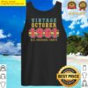 born in october 1961 vintage gift tank top
