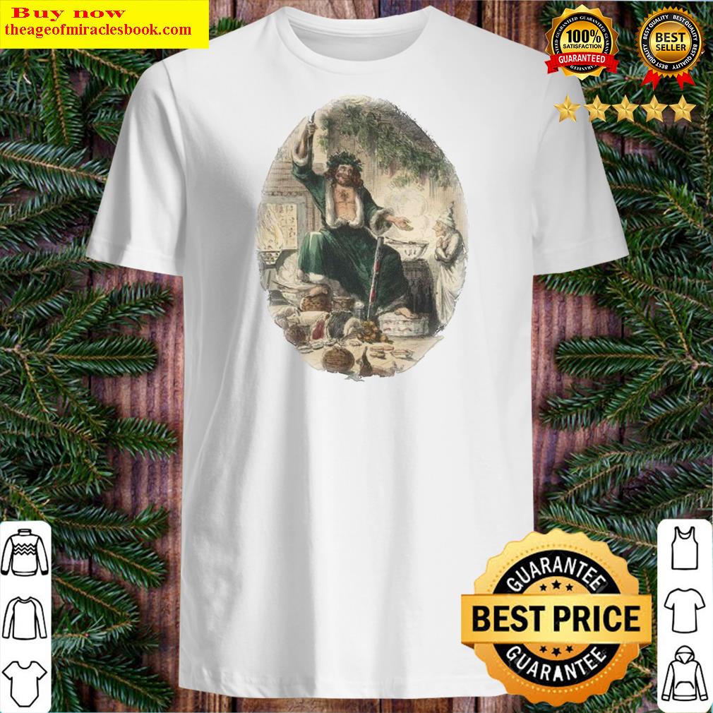 Charles Dickens Christmas Carol John Leechs Art Shirt