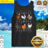 chicken ugly christmas tank top