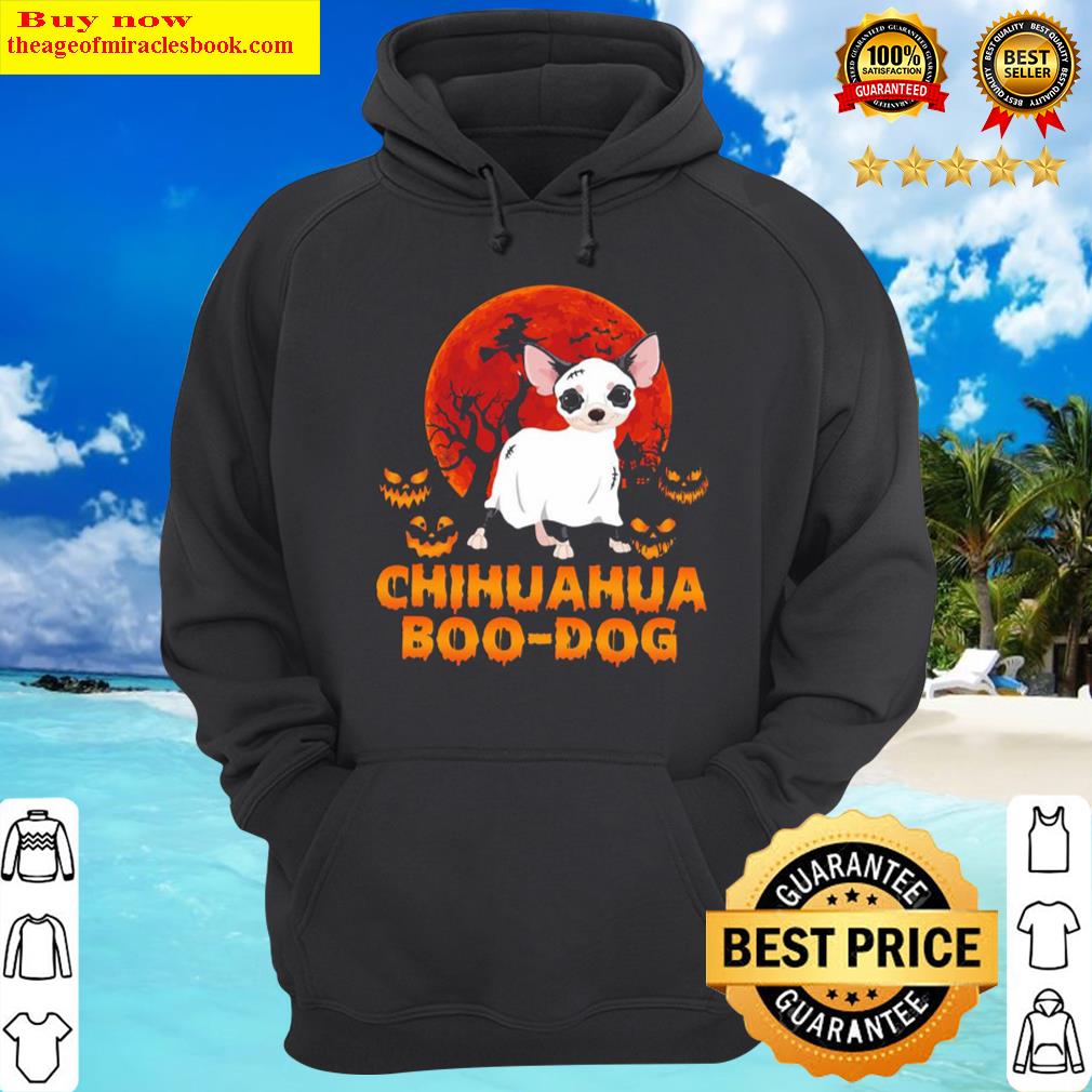 chihuahua boo dog happy halloween hoodie