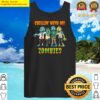 chillin with my friends zombies halloween day greay gift for friends tank top