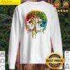 colorful tree life is really good tree art sweater