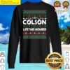 colson lifetime member ugly christmas first last name sweater