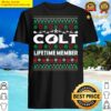 colt lifetime member ugly christmas first last name shirt