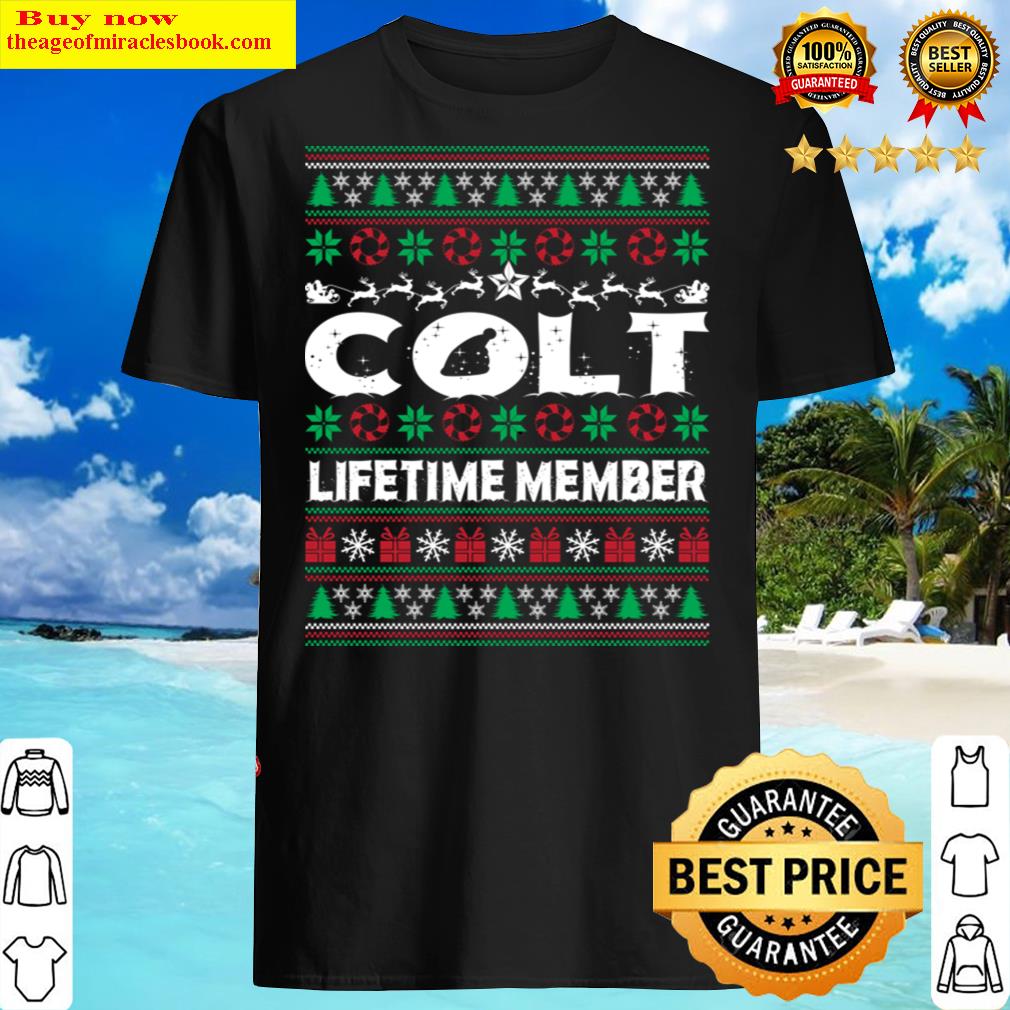 Colt Lifetime Member Ugly Christmas First Last Name