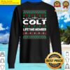 colt lifetime member ugly christmas first last name sweater