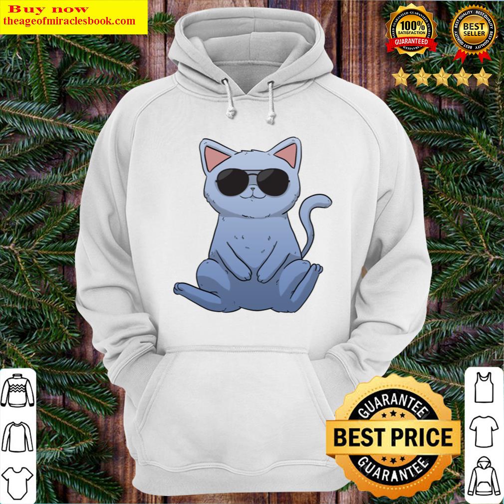 cool cat sunglasses cat sunglasses hoodie