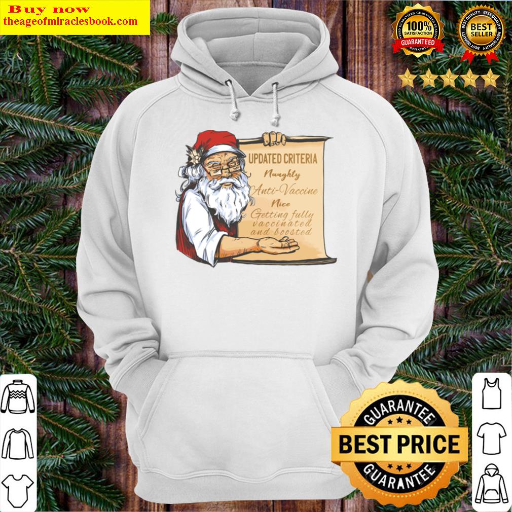 cool pro vaccine santa claus vaccination covid christmas hoodie
