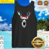cool reindeer with sunglasses funny christmas design tank top