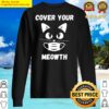 cover your meowth mask black cat funny halloween costume sweater