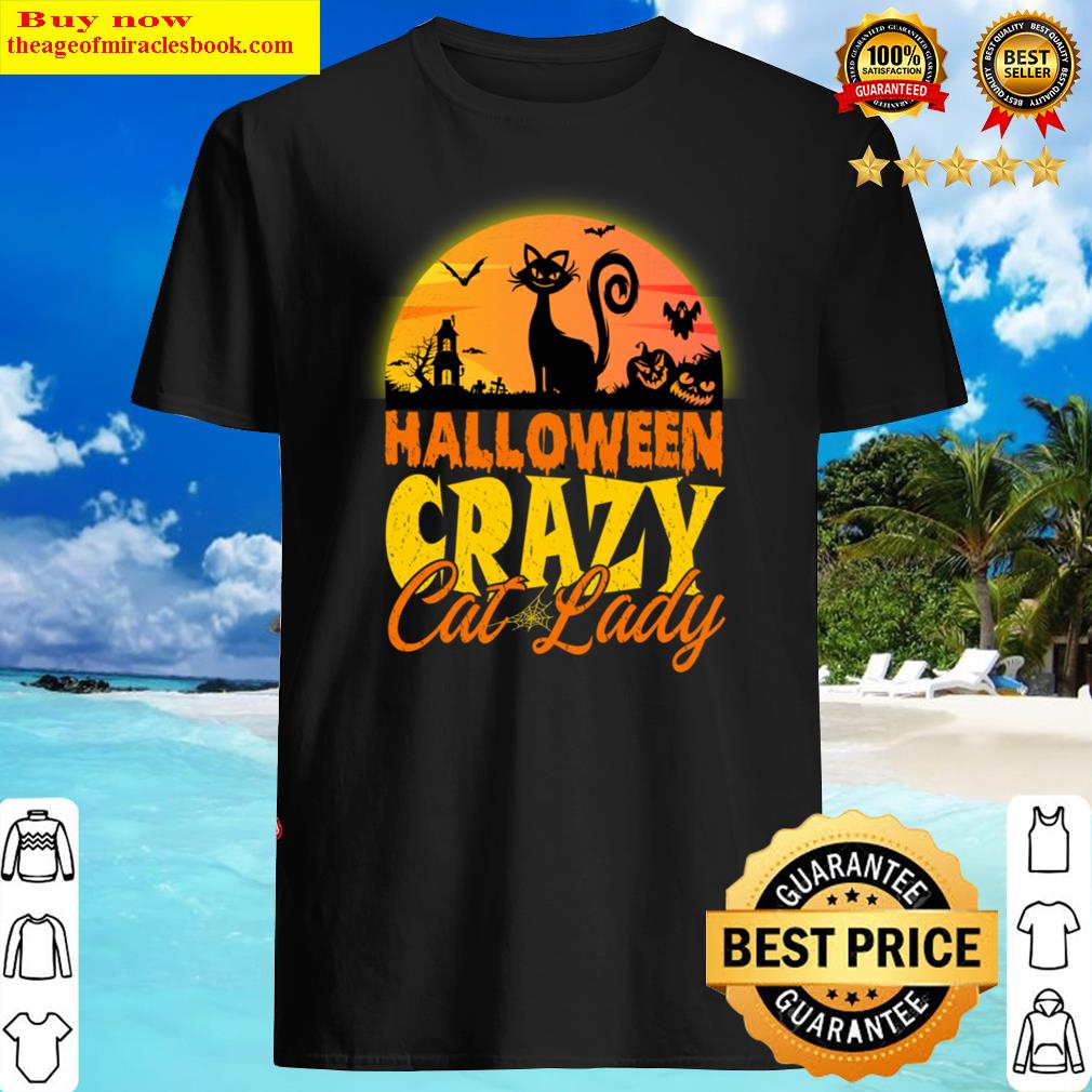 Crazy Cat Lady Halloween Costume Classic T Shirt