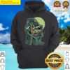 creepy scary werewolf cartoon halloween hoodie