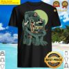 creepy scary werewolf cartoon halloween shirt