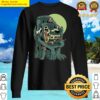 creepy scary werewolf cartoon halloween sweater