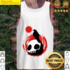 crow and skull tank top