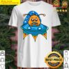cute alien spaceship cartoon shirt